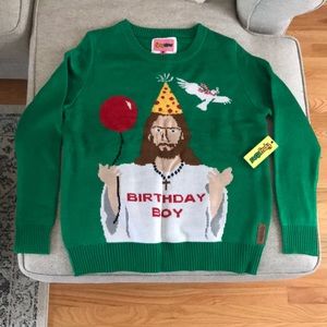 Tipsy Elves Happy Birthday Jesus Sweater